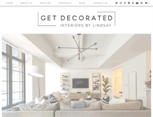 Tablet Screenshot of getdecorated.com